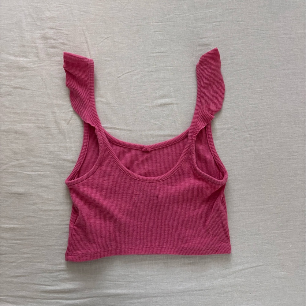 Urban Outfitters Raspberry Crop Top - Picture 2 of 3